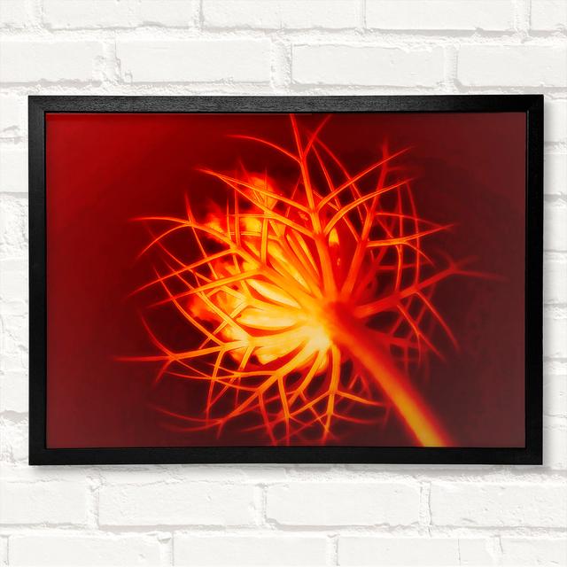 Red Thorns Framed Print Ivy Bronx Size: 42cm H x 59.7cm W on Productcaster.