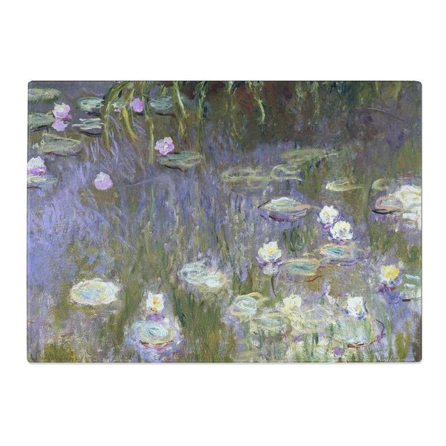 Water Lilies Lily Pond Vol.14 by Claude Monet Chopping Board East Urban Home Size: 0.4cm H x 28.5cm W x 39cm L on Productcaster.