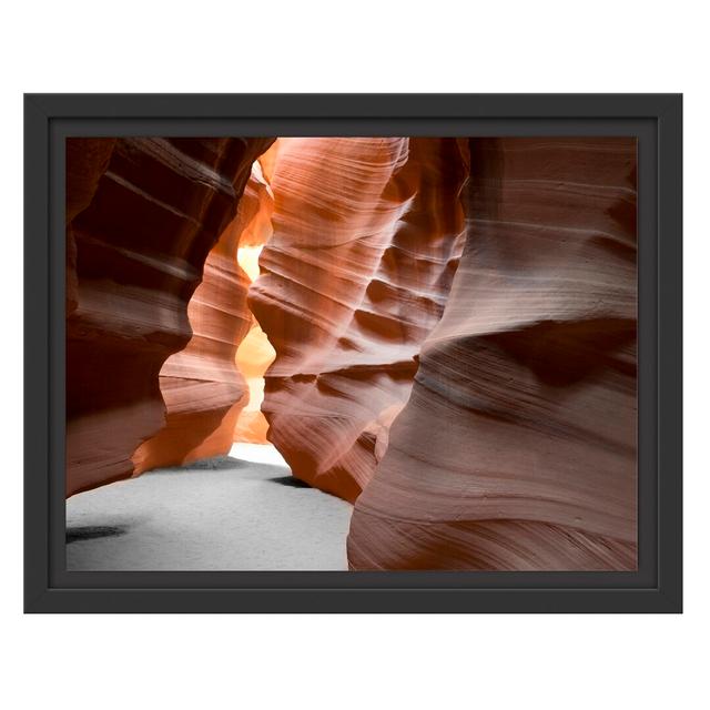 Gerahmtes Wandbild DurchgangAntelope Canyon East Urban Home Größe: 30 cm H x 38 cm B on Productcaster.