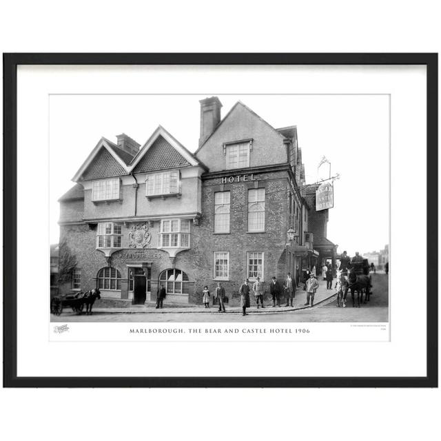 'Marlborough, the Bear and Castle Hotel 1906' - Picture Frame Photograph Print on Paper The Francis Frith Collection Size: 60cm H x 80cm W x 2.3cm D on Productcaster.