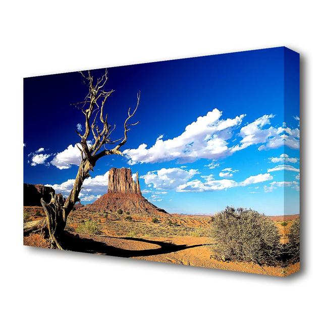 'Monument Valley Arizona Landscape' Photographic Print on Canvas East Urban Home Size: 50.8 cm H x 81.3 cm W on Productcaster.