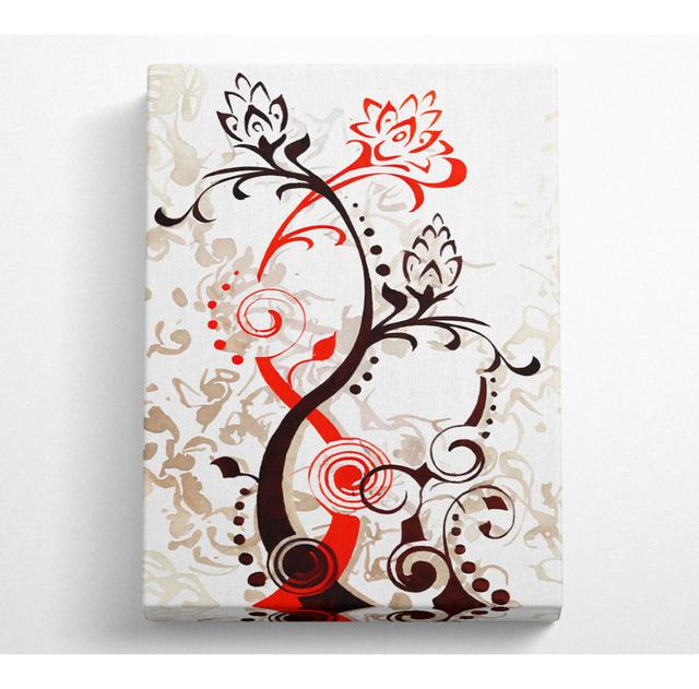 The Roots Of The Sun - Wrapped Canvas Art Prints ClassicLiving Size: 66cm H x 106.6cm W x 10cm D on Productcaster.