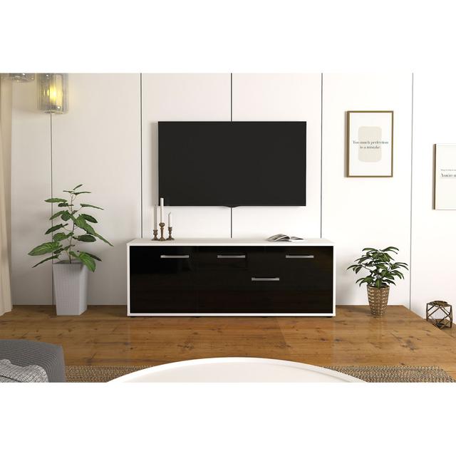 TV-Ständer Amariae ModernMoments Farbe (Korpus/Front): Schwarz/Weiß on Productcaster.