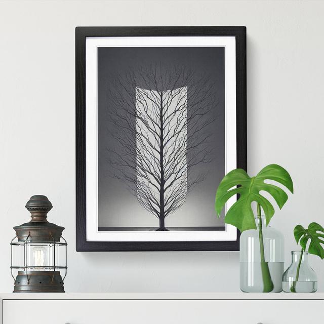 Contemporary Tree Art Vol.5 - Print ClassicLiving Size: 34cm H x 25cm W x 2cm D, Frame Option: Oak on Productcaster.