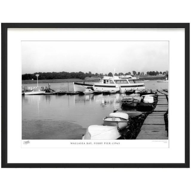 'Wallasea Bay, Ferry Pier C1965' by Francis Frith - Picture Frame Photograph Print on Paper The Francis Frith Collection Size: 28cm H x 36cm W x 2.3cm on Productcaster.