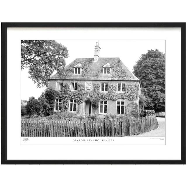 'Denton, Leys House C1965' - Picture Frame Photograph Print on Paper The Francis Frith Collection Size: 43.5cm H x 53.4cm W x 2.3cm D on Productcaster.