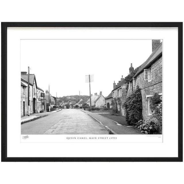 Queen Camel, Main Street C1955 - Single Picture Frame Print The Francis Frith Collection Size: 60cm H x 80cm W x 2.3cm D on Productcaster.