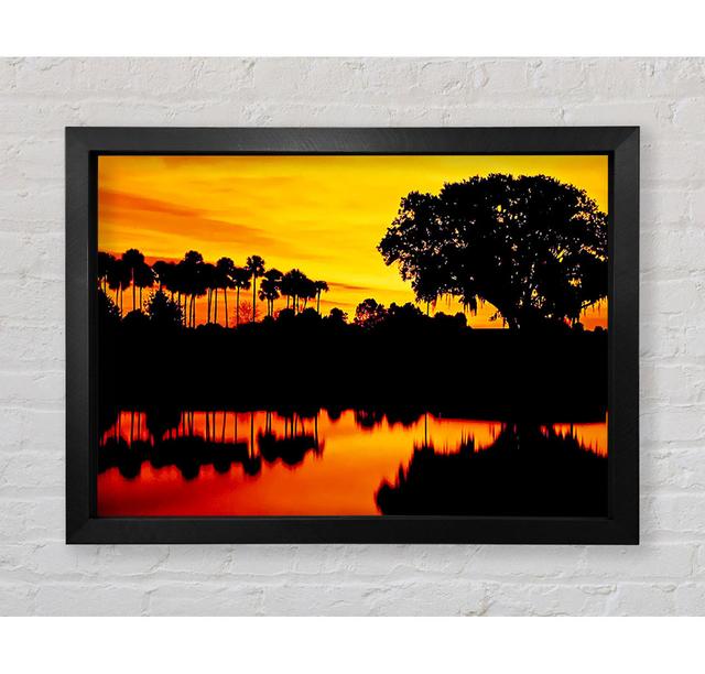 Beautiful Orange River Reflections - Einzelne Bilderrahmen Kunstdrucke Bright Star Größe: 42cm H x 59,7cm B x 3,4cm T on Productcaster.