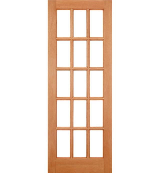 SA 15L Unglazed Hardwood External Door LPD Doors Door Size: 203.2 cm H x 81.3 cm W x 4.4 cm D on Productcaster.