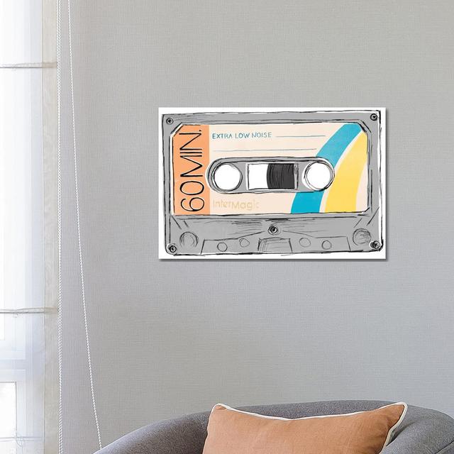 Mix Tape IV by June Erica Vess - Wrapped Canvas Gallery-Wrapped Canvas Giclée ClassicLiving Size: 45.72cm H x 66.04cm W x 3.81cm D on Productcaster.