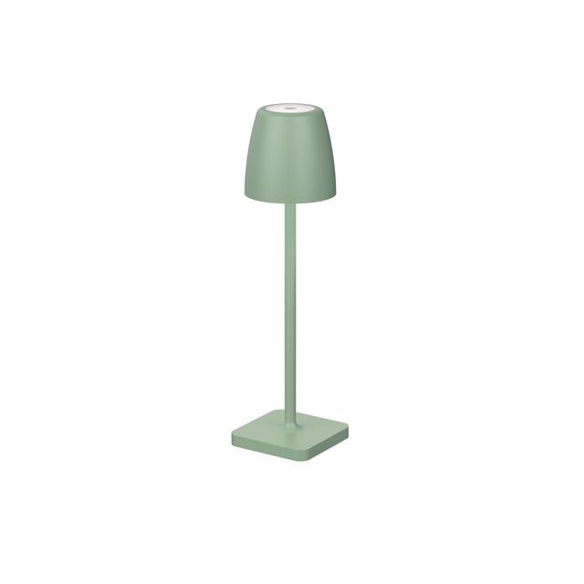 Kyoji Battery Powered Integrated LED Outdoor Table Lamp Ebern Designs Size: 30cm H x 8.2cm W x 8.2cm D, Colour: Green on Productcaster.