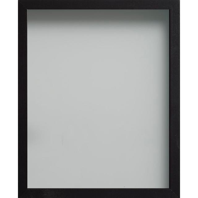 Webber Wood Picture Frame 17 Stories Photo Size: 12" x 10", Colour: Black on Productcaster.