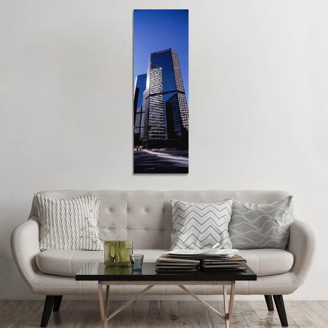 Bank Building In A City, Key Bank Building, Denver, Colorado, USA - Wrapped Canvas Panoramic Print Ebern Designs Size: 152.4cm H x 50.8cm W x 1.91cm D on Productcaster.