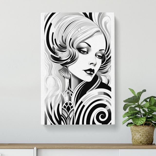 Deco Woman Line No.2 - No Frame Art Prints Fairmont Park Size: 60cm H x 40cm W x 3cm D on Productcaster.