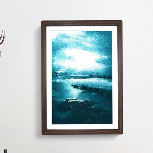 Aerial View of the Isle of Skye in Scotland - Picture Frame Painting Print on Paper East Urban Home Frame Option: Walnut Framed, Size: 63cm H x 45cm W on Productcaster.