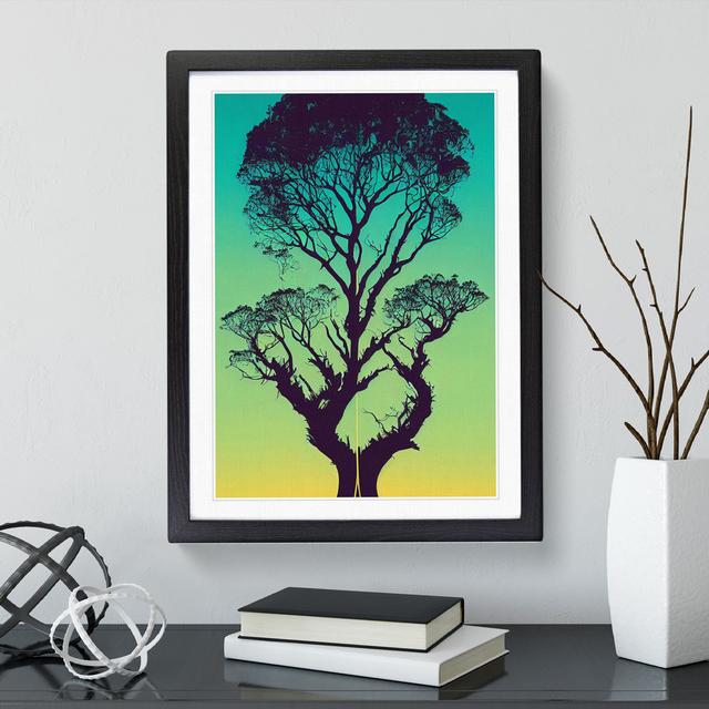 A Showstopping Tree - Picture Frame Graphic Art ClassicLiving Frame Colour: Black, Size: 64cm H x 46cm W x 2cm D on Productcaster.