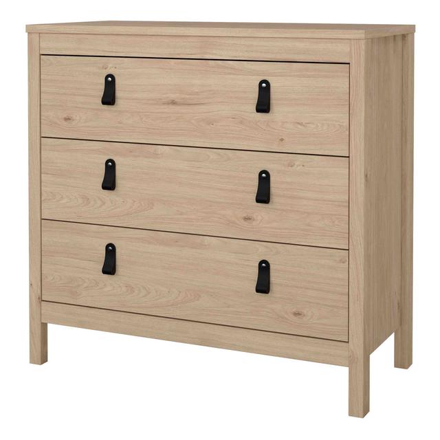 Rannah Chest 3 drawers in Jackson Hickory Oak 17 Stories on Productcaster.