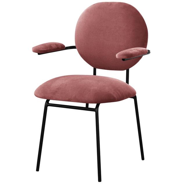 Anatol Armchair Happy Barok Upholstery Colour: Dustypink on Productcaster.