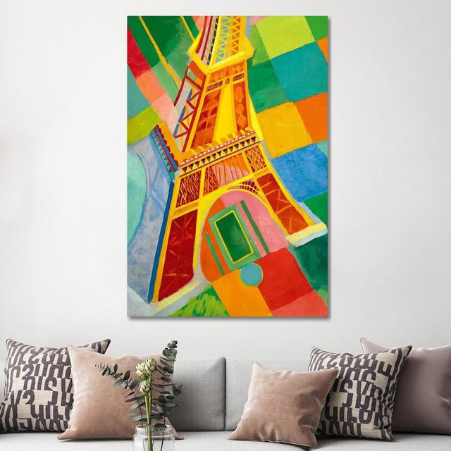 Tour Eiffel (Tower) by Robert Delaunay - Wrapped Canvas Print Ebern Designs on Productcaster.