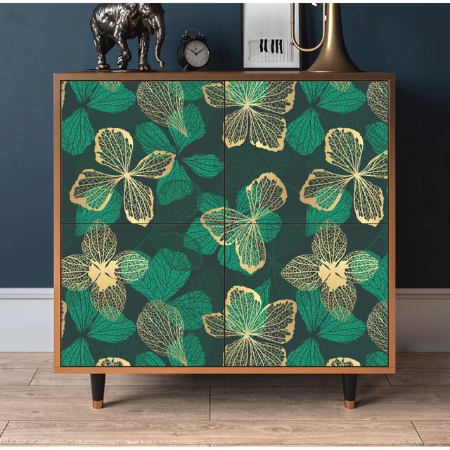 Blawnox Sideboard Ebern Designs Colour: Green Flower on Productcaster.