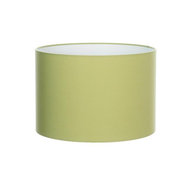 Cotton Drum Lamp Shade Wayfair Basics Colour: Sage Green, Size: 20cm H x 25cm W x 25cm D on Productcaster.