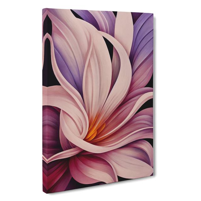 Abstract Flower No.2 Marlow Home Co. Size: 60cm H x 40cm W x 3cm D on Productcaster.