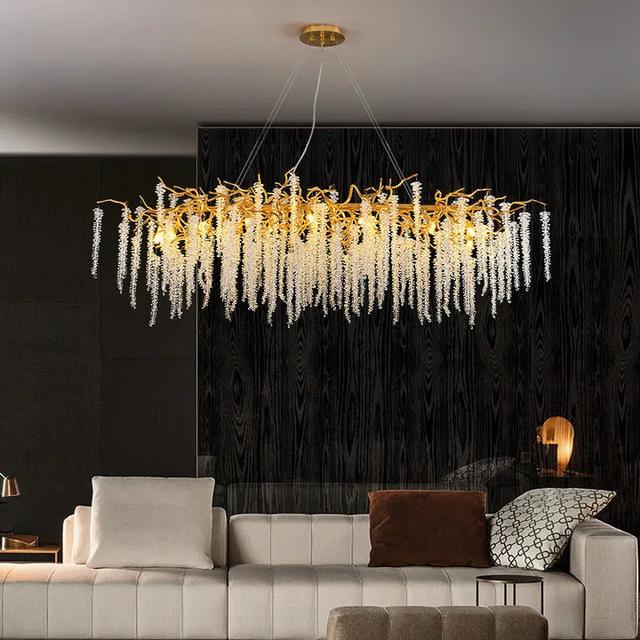 Autie Chandelier Canora Grey Shade Colour: White Light, Size: 50 H x 55 W x 100 D cm on Productcaster.