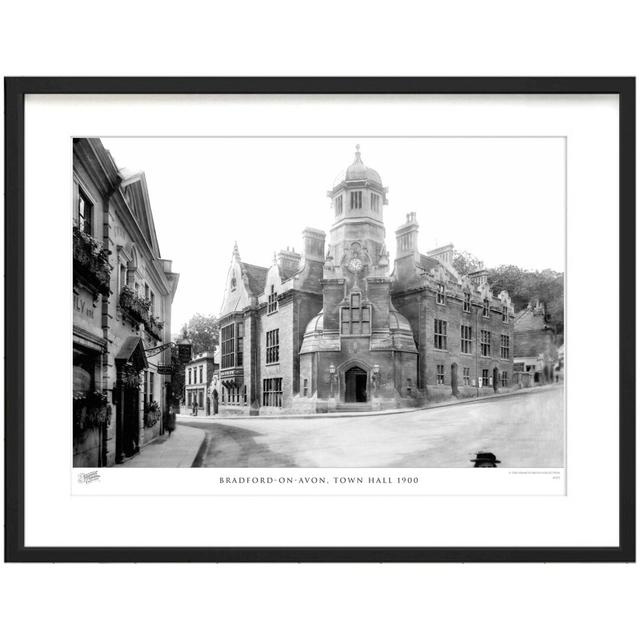 'Bradford-on-Avon, Town Hall 1900' - Picture Frame Photograph Print on Paper The Francis Frith Collection Size: 45cm H x 60cm W x 2.3cm D on Productcaster.