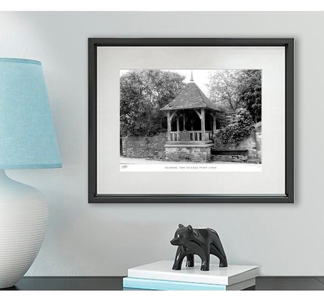 'Bladon, the Village Pump C1960' by Francis Frith - Picture Frame Photograph Print on Paper The Francis Frith Collection Size: 40cm H x 50cm W x 2.3cm on Productcaster.