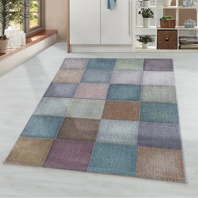 Laymon Flatweave Blue/Brown Rug Metro Lane Rug Size: Rectangle 160 x 230cm on Productcaster.