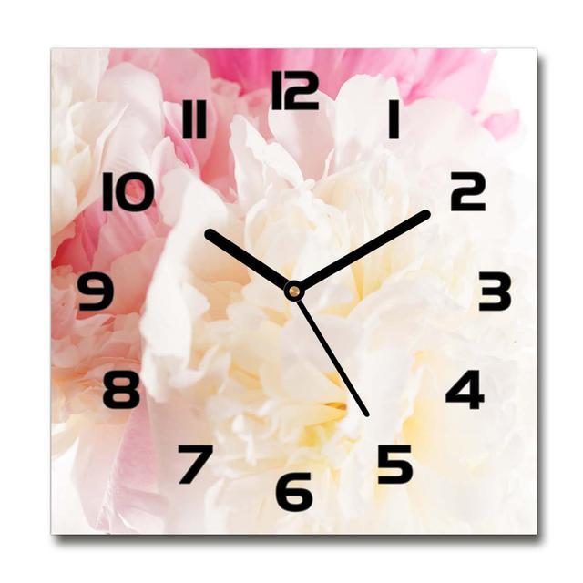 Hassam Silent Wall Clock East Urban Home Colour: Black on Productcaster.