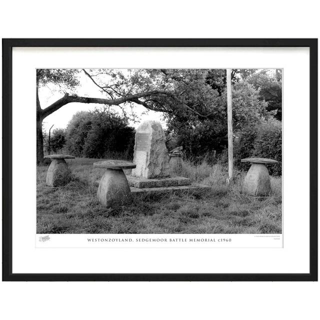 'Westonzoyland, Sedgemoor Battle Memorial C1960' - Picture Frame Photograph Print on Paper The Francis Frith Collection Size: 40cm H x 50cm W x 2.3cm on Productcaster.