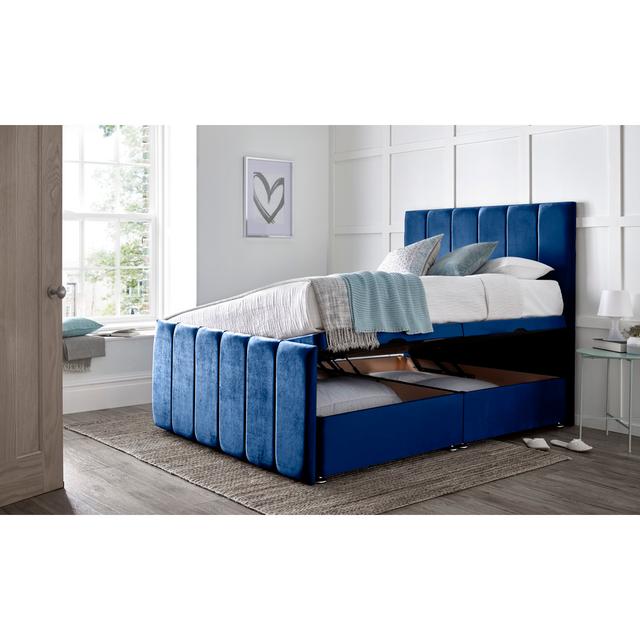 Divan Bed Barbados Fairmont Park Colour: Blue, Size: Small Single (2'6) on Productcaster.