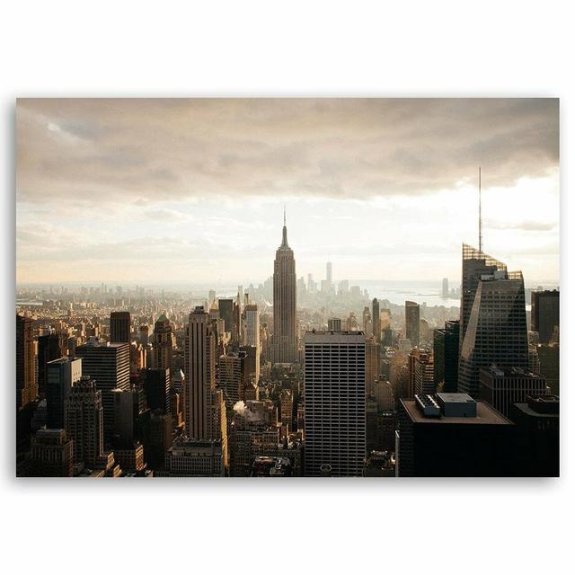 Leinwandbild New York City Panorama ModernMoments Größe: 60 cm H x 90 cm B on Productcaster.