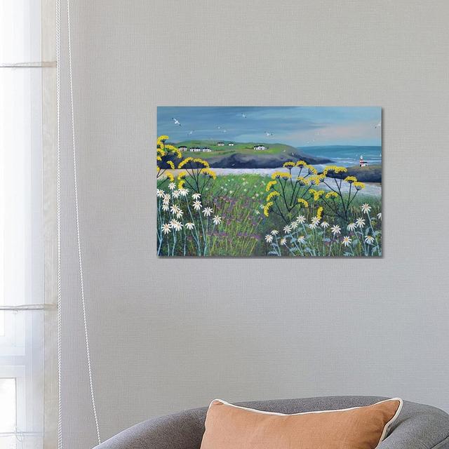 Headland Cottages by Jo Grundy - Wrapped Canvas Art Prints Breakwater Bay Size: 45.72cm H x 66.04cm W x 1.905cm D on Productcaster.