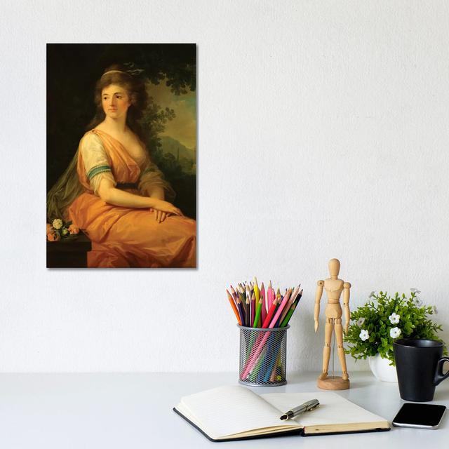 Anna Von Escher Von Muralt by Angelica Kauffmann - Wrapped Canvas Painting Astoria Grand Size: 30.48cm H x 20.32cm W x 1.91cm D on Productcaster.