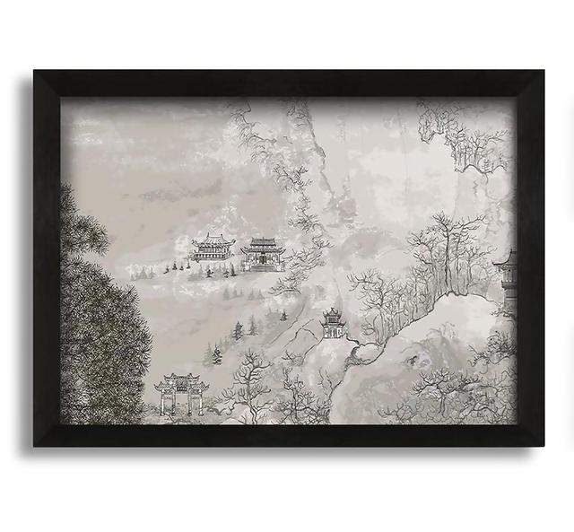 Chinese Village - Picture Frame Painting on Canvas Ophelia & Co. Size: 21cm H x 30cm W x 10cm D on Productcaster.