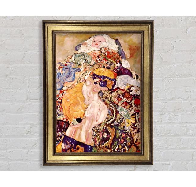 Klimt Baby - Single Picture Frame Art Prints Rosalind Wheeler Size: 84.1cm H x 59.7cm W x 8cm D on Productcaster.