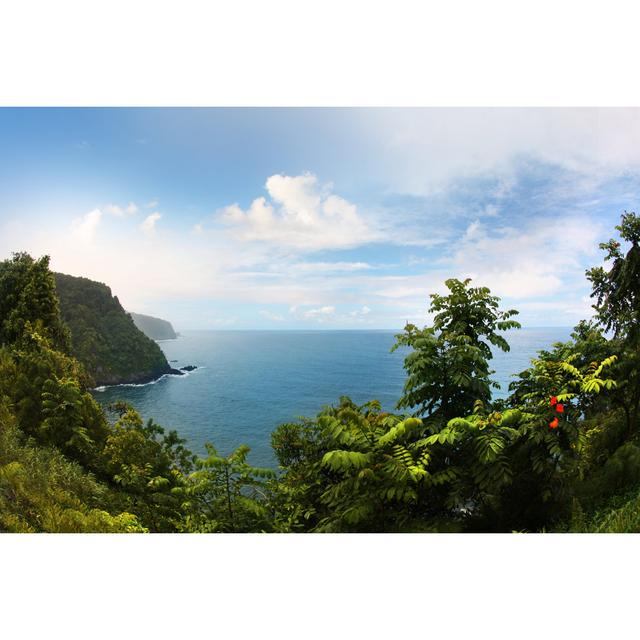 Road To Hana Maui Hawaii by Francesgonzalez - No Frame Art Prints on Canvas Beachcrest Home Size: 81cm H x 122cm W on Productcaster.