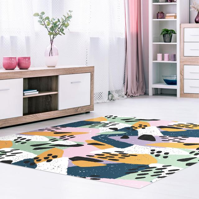 Square Haleia No Pattern Machine Woven Area Rug East Urban Home Rug Size: Square 40cm on Productcaster.