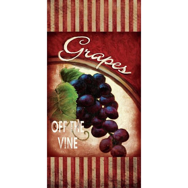 Grapes Market - Wrapped Canvas Painting Print Astoria Grand Size: 122cm H x 81cm W x 3.8cm D on Productcaster.