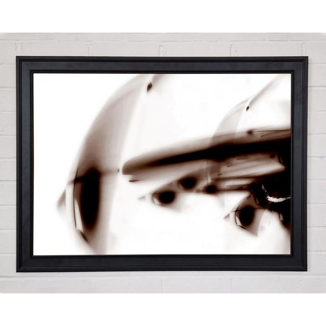 Chocolate Alien Planet Framed Print Ivy Bronx Size: 21cm H x 29.7cm W on Productcaster.