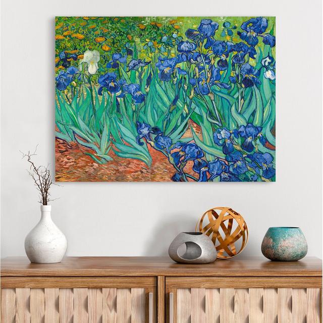 Leinwandbild - Gemälde „Irises” von Vincent Van Gogh Rosalind Wheeler Größe: 60 cm x 80 cm on Productcaster.