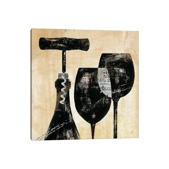 Wine Selection II by Daphne Brissonnet - Gallery-Wrapped Canvas Giclée on Canvas Lark Manor Format: Wrapped Canvas, Size: 30.48cm H x 30.48cm W x 1.91 on Productcaster.