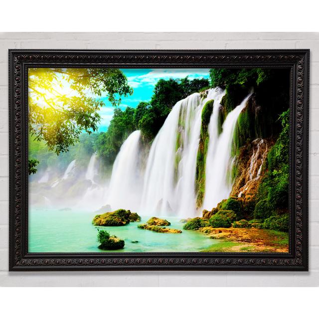 Magical Waterfall Framed Print Bright Star Size: 21cm H x 29.7cm W on Productcaster.