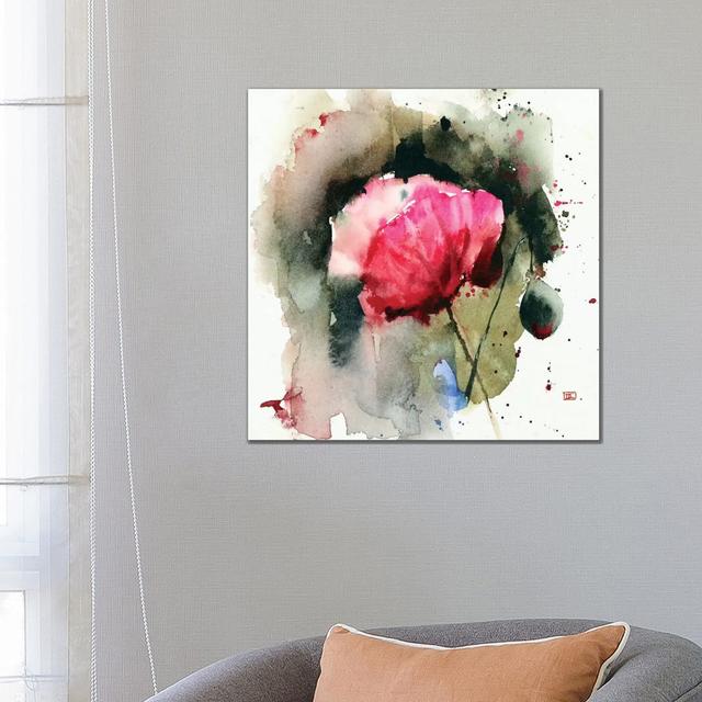 Evening Poppy by Dean Crouser - Gallery-Wrapped Canvas Giclée on Canvas Lark Manor Format: Canvas, Size: 66.04cm H x 66.04cm W x 3.81cm D on Productcaster.