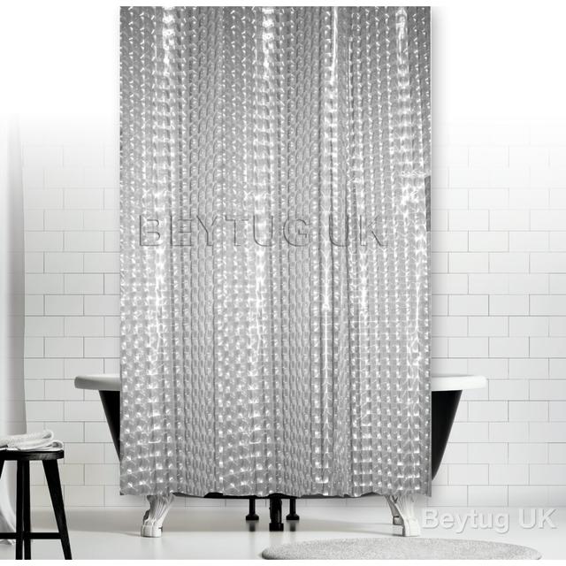 PEVA Shower Curtain Tropik Home Size: 200cm H x 180cm W on Productcaster.