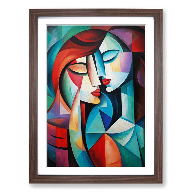 XYZ-FRM-V1223-6317 Single Picture Frame Art Prints on Wood Metro Lane Format: Walnut Framed, Size: 46cm H x 34cm W on Productcaster.