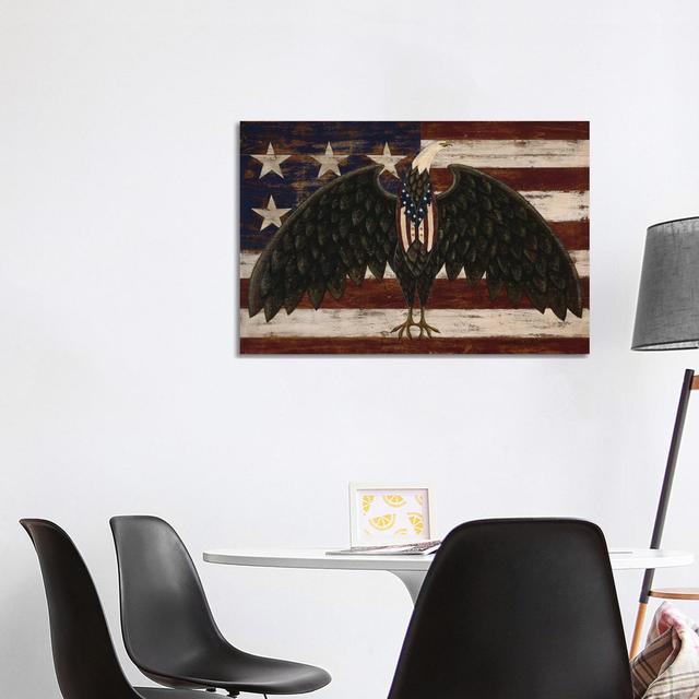 Liberty by Warren Kimble - Gallery-Wrapped Canvas Giclée on Canvas Union Rustic Format: No Frame, Size: 66.04cm H x 101.6cm W x 1.905cm D on Productcaster.