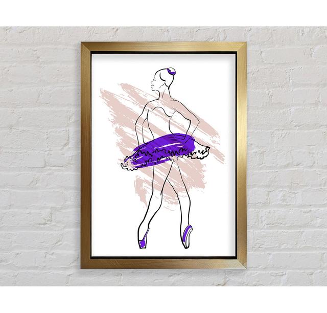 Purple Ballerina 1 - Print Bright Star Size: 118.9cm H x 84.1cm W x 3.4cm D on Productcaster.